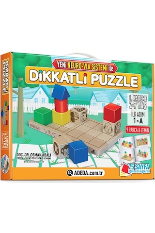 2-7 Yaş Adeda Dikkatli Puzzle Ilk Adım