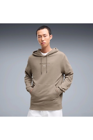 Puma Class Graphic Bej Siyah Sweatshirt 694296-81 Krem