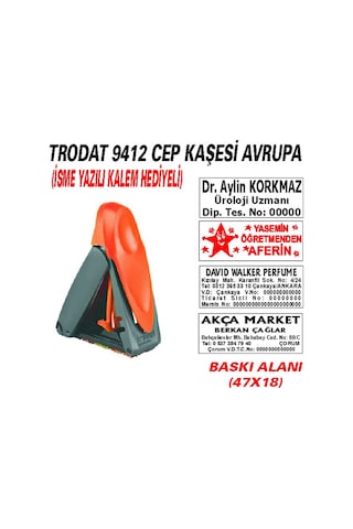 Trodat 9412 Cep - Firma - Ofis - Şirket - Doktor - Avukat Kaşesi N11.24879