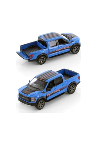 Kinsmart 2022 Ford F-150 Raptor Pickup Truck Livery Edition Mavi