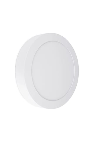24 W Led Panel - Beyaz Işık 6500k - Beyaz Kasa - Yuvarlak - Sıv Beyaz