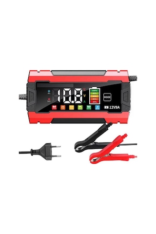 Auhma Aoc11 12v 8a Dijital Ekranlı Akü Şarj Ve Onarım Cihazı