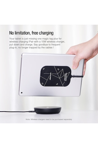Nillkin Magic Tag Plus Type-c Çıkışlı 15w Wireless Şarj Pedi Tablet Uyumlu