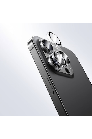 Apple Uyumlu iPhone 16 Pro Max Benks Ar Glass Warrior Transparan Premium Cam Kamera Lens Koruyucu Şeffaf