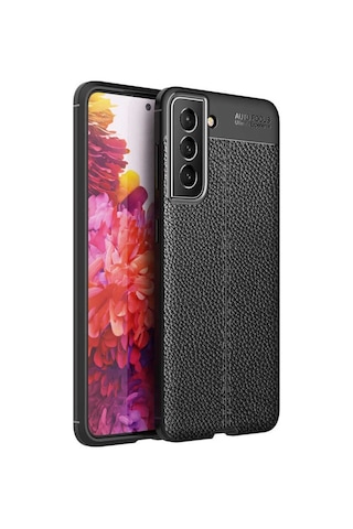Samsung Uyumlu Galaxy S21 Fe Kılıf Zore Niss Silikon Kapak-Siyah