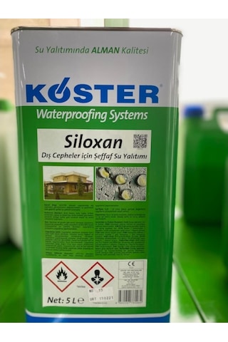 Köster Siloxan / 5 Lt - Teneke Köster Siloxan / 5 Lt - Teneke