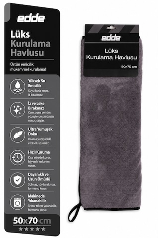 Edde Araba Araç Oto Lüks Kurulama Havlusu 50 70 Cm Oto Detailing