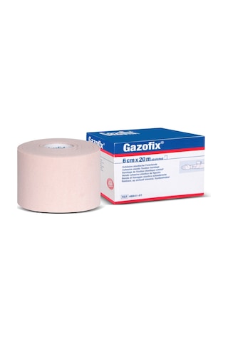 Gazofix LF Bsn Fiksasyon Bandajı 6 CM x 20 M Ten