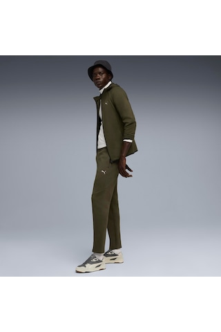 Puma Evostrıpe Fz Hoodie Dk Erkek Yetişkin Ceket Yeşil