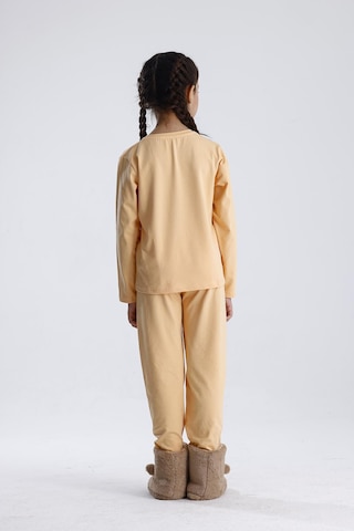 Baskılı Pijama Takımı Yavruağzı