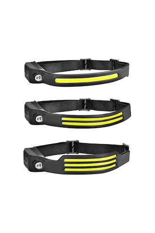 Shineyee Usb Şarjlı Cob Led Kafa Lambası Kadınlar İçin Outdoor Bisiklet Sporu Gece Koşu Balıkçılık Parlak Beyaz Işık W689-1 Diğer