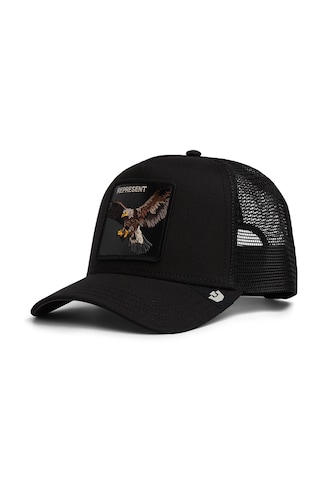 Goorin Bros. Represent Eagle Trucker Kartal Figür 101-2993 Şapka siyah