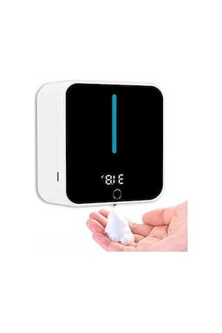 Ulzyvf Otomatik Köpüklü Sabun Dispanseri - 400ml Led Ekranlı, Dokunmatiksiz Şarjlı Banyo Aparatı Diğer
