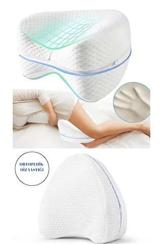 SimpleThePillow Bacak Arası Yastık Diz Yastığı Yan Uyuyanlar Için Destekleyici