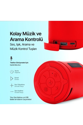 Ttec Jolli Taşınabilir Kablosuz Bluetooth Hoparlör - 2bh14