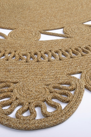 Reygon Ege 25 Hasır Dekoratif El Örgüsü Kilim Yolluk Halı Kahve