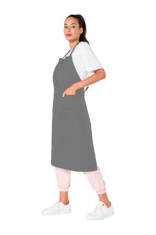 Şensel, Ön Önlük, Gri, Boyundan Askılı -93E2531- Restoran-Mutfak
