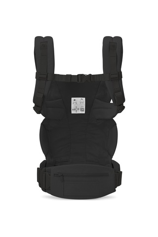 Omni Deluxe %100 Pamuklu (Onyx Black) , 4 Farklı Taşıma Pozisyonlu Ergonomik Kanguru