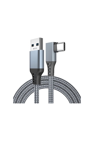 Cosmostech Oculus Quest 1/2 Uyumlu USB 3.2 To Type-C Data Aktarım ve Şarj Kablosu 3 Metre