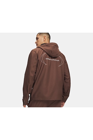 Under Armour Unstoppable+ Woven Jacket Erkek Günlük Ceket 6014718-230 Kahverengi Kahverengi