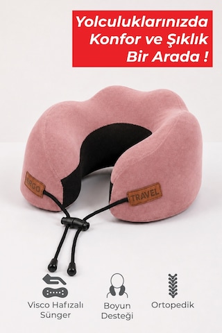 Viscofoam Cosy Ortopedik Seyahat Yastığı Visco Boyun Destekli Seyahat Yastığı