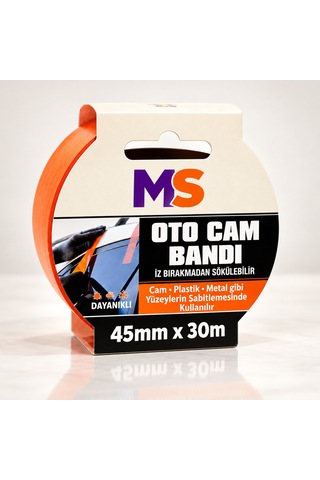 Araba Araç Dayanıklı Oto Cam Bandı 45 Mm X 30 Metre Sabitleme Tamir İz Bırakmaz Güçlü Bantı 45x30 M