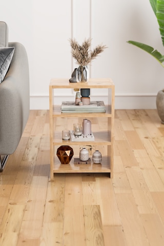 4 Raflı Komodin Yatak Odası Yanı Komodin Bölmeli Komodin Çam