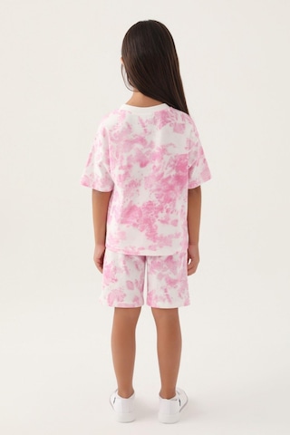 U.S. Polo Assn. Kız Çocuk Krem Bermuda Pijama Takım1819 001
