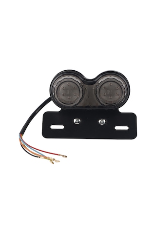 Yaozixa 12v 39 Led Atv, Dirt Bike Ve Motosikletler İçin Su Geçirmez, Şok Dayanıklı Tekerlek Arka Fren Ve Sinyal Lambası Smoke Lens