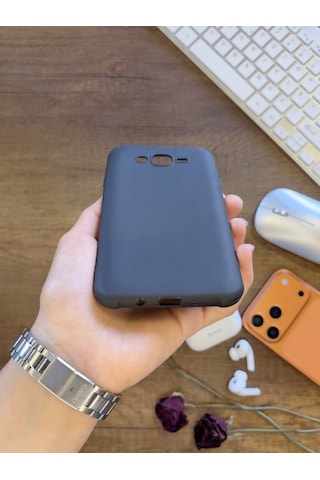 Samsung J7 2015 Uyumlu Kamera Korumalı Darbeye Dayanıklı Renk Atmayan Fab Silikon Kılıf Siyah