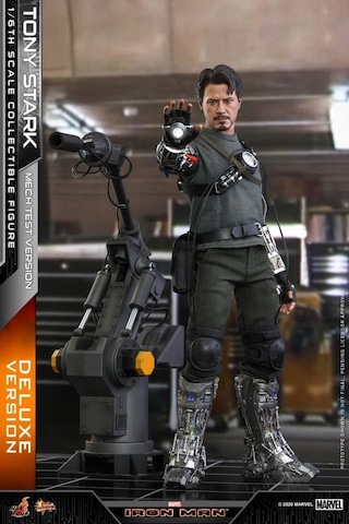 Hot Toys Tony Stark Mech Test Deluxe Version Sixth Scale Figure - 906793 - Mms582 - Marvel Comics / Iron Man