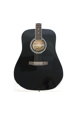 Almira F650n-bk Siyah Akustik Gitar Mat Siyah Sap Parlak Gövde