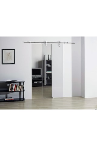 Ht-8101E-Set Lama Paslanmaz Sürme Cam Kapı Mekanizma Seti