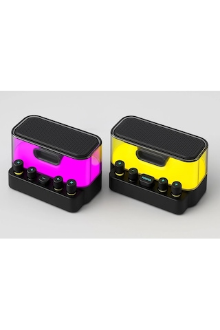 Z6 Premium Led Işıklı Bluetooth Hoparlör Masaüstü Ambiyans Speaker