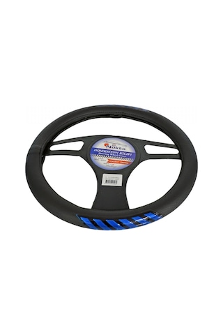 Nyf Direksiyon Kılıfı Fosforlu 38 Cm Siyah Ok İşareti Mavi A-21