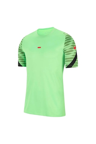 Nike Dri-fit Strike Erkek Yeşil Yuvarlak Yaka Tişört Yeşil