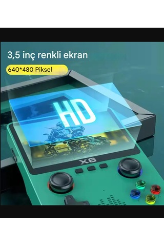 Qasul X6 4k Hd Çıkışı 10000 3d Oyunları 16gb Mini Küçük Kutu Tv Oyun