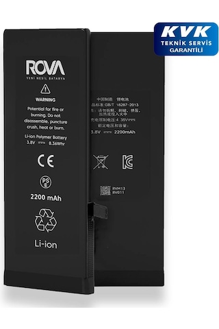 Apple Uyumlu iPhone 7 Rova Garantili Batarya