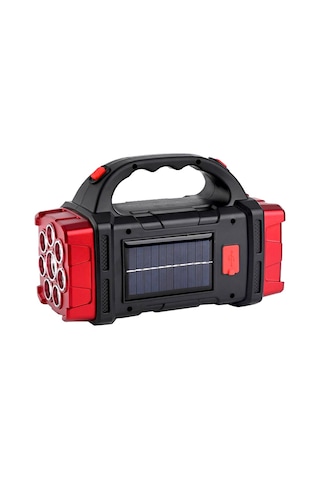 POWERMASTER HB-1678 SOLARLI USB ÇIKIŞLI ŞARJ EDİLEBİLİR 38 WATT KAMP FENERİ