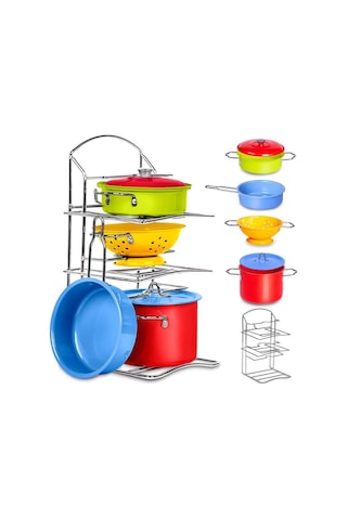 Mini Eğitici Evcilik Mutfak Kız Çocuk Oyuncak Seti Sofra Takımı