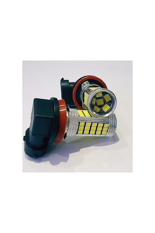Femex Sis Led Ampul H8/11 2835 Chip 9w Led Ampul Beyaz 66smd Mercekli Ultra Parlak 6000k