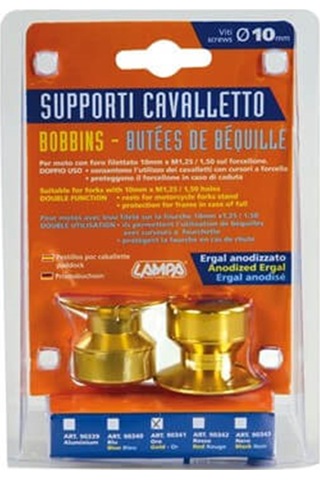 Lampa Motosiklet Sehpası Yükseltme 10Mm Altın Aluminyum Bobin Set