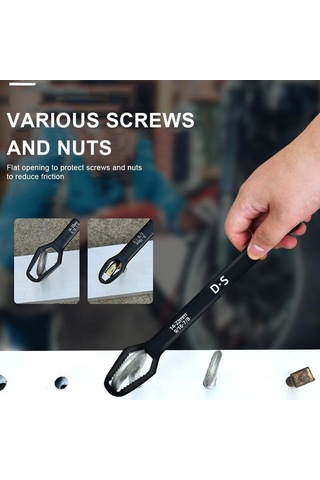 Universal Anahtarı Çift Kafalı Çok Fonksiyonlu 6-22mm Belirtilmemiş