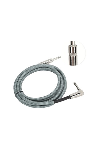 Yingfu Jorındo Gitar Ses Kablosu 6,35 Erkek 1/4 3m Elektrikli Müzik Aleti Amfi Aksesuar