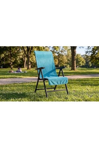 Lexroo %100 Pamuk Sandalye Kılıfı Koyu Yeşil 60x130 Cm