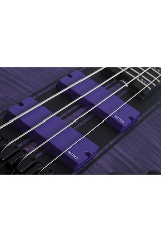 Schecter C-4 GT Bas Gitar (Satin Trans Purple)
