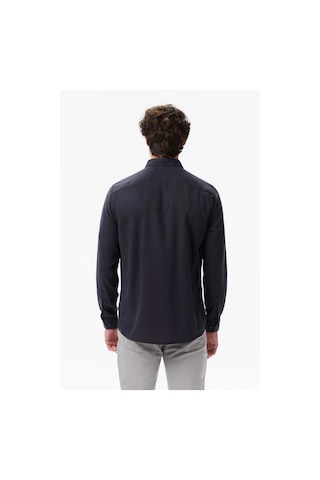 Nautica Erkek Siyah Classic Fit Gömlek-11421 Siyah