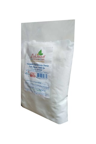 Yemeklik Öğütülmüş Deniz Tuzu Beyaz 1000 Gr