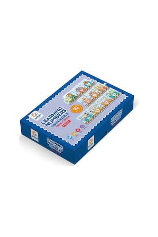 Arnas Toys 5234 Learning Numbers Tren Puzzle 10 Parça Sayılar Kar