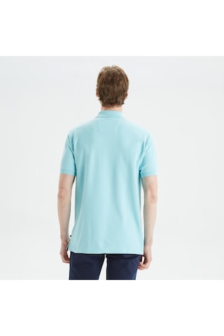 Nautica Erkek Mavi Classic Fit Polo Düz K35000t Mavi